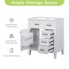 Mshliw Modern 30 Inch Bathroom Vanity with Sink, Storage Cabinet with Door and Drawers, MDF and Solid Wood Frame - 3 of 4