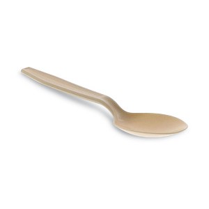 Pactiv Evergreen EarthChoice PSM Heavyweight Spoon, Tan, 1,000/carton - 5.88in - 1 of 4