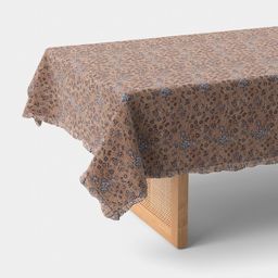 Block Print Ruffle Tablecloth - Threshold™