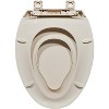 Toilet Seats Elongated,Extra Long Toilet Seat,Built-In Potty Training Seat for Toddlers, Easy Installation & Release with Hardware - 4 of 4