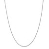 Black Bow Jewelry 1.5mm 14k White Gold Loose Rope Chain Necklace - 3 of 4