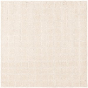 Genre GRE501 Hand Tufted Indoor Area Rug - Beige - 6'x6' - Safavieh - 1 of 4