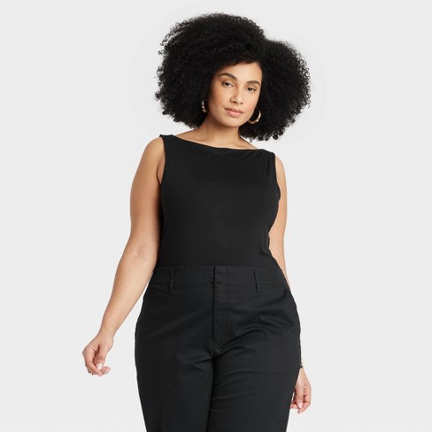 Women's Compression Bodysuit - A New Day™ Black Xxl : Target