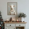 Amanti Art Sheep in Winter Snowflake Sweater by The Creative Bunch Studio Canvas Art Framed - 4 of 4