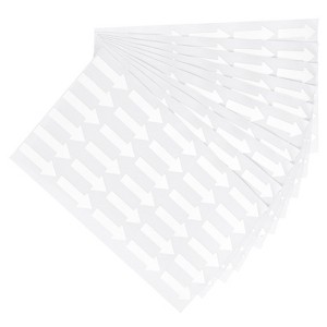 Unique Bargains Directional Sign PVC Adhesive Removable Small Arrow Sticker 300 Pcs - 1 of 4