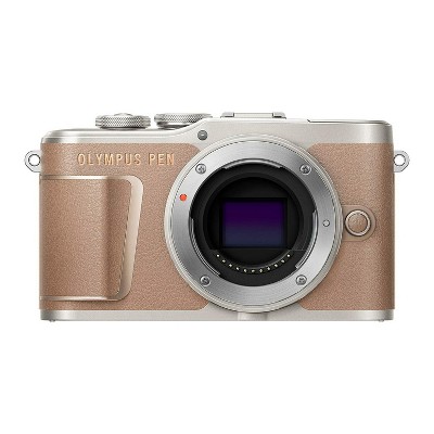 Olympus PEN E-PL10 Mirrorless Digital Camera (Body Only, Brown)