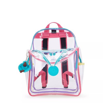 Kipling Bright Clear Backpack Peacock Pop Multi - image 3