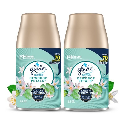 Glade Automatic Spray Air Freshener Refills - Dewdrop Petals - 6.2oz/2ct