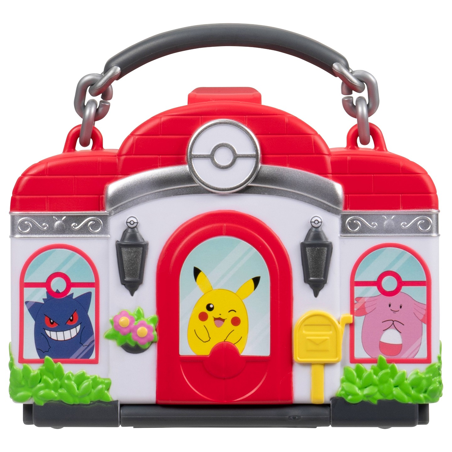 Детский игровой набор Pokemon Squish-a-longs Pokémon Center Playset (Pikachu, Chansey, Marill, Snorlax — фото 3