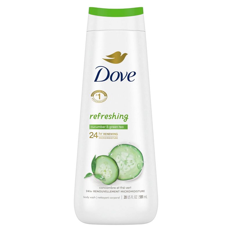 Dove Refreshing Body Wash - Cucumber &#38; Green Tea - 20 fl oz, 3 of 11