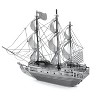 Model Kit Black Pearl Ship (Moderate Difficulty) Steel Model Kit by Metal Earth - 2 of 4