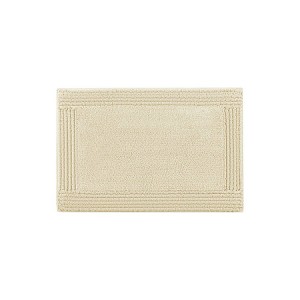 AZL1 Life Concept Bath Rug and Mat Cotton Tufted Extremely Plush Dense Medium Pile Reversible Machine Wash for Bathroom, Beige, 6.4"*16.54"*11.02" - 1 of 4