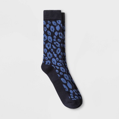 mens blue dress socks