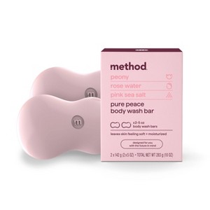 Method Bar Soap - Pure Peace - 2pk - 5oz each - 1 of 4