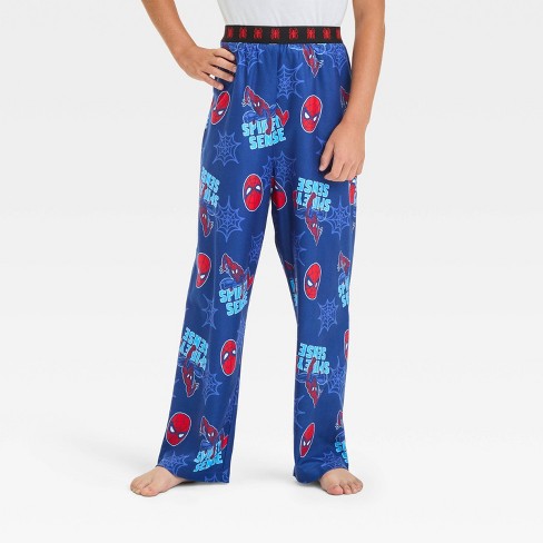 Boys' Spider-Man Pajama Pants - Blue - image 1 of 3