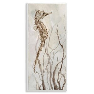 Stupell Industries Vigilant Seahorse Ocean Wildlife Framed Giclee Art - 1 of 4