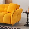 NicBex 93.7 Inch Teddy Sofa Couch 3-Seater Sofa with 2 Pillows for Living Room,Apartment,Bedroom - 4 of 4