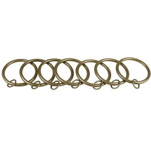 2 1-2inch Inner Diameter Metal Curtain Eyelet Rings - 1 of 4