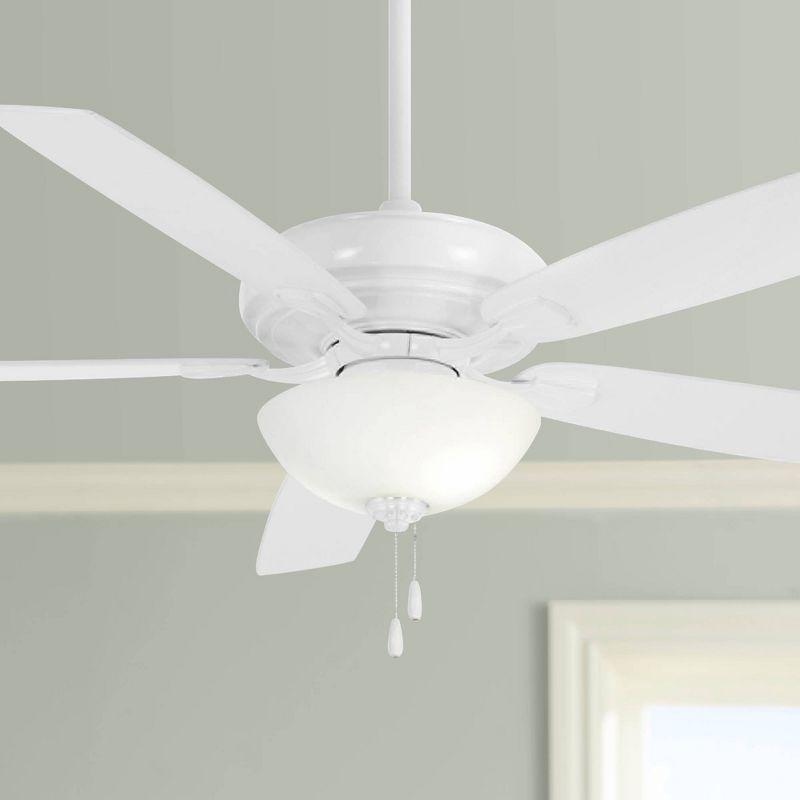 60" Minka Aire Watt II White Pull Chain LED Ceiling Fan, 2 of 5