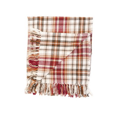 C&F Home Samuel Plaid Woven 50" x 60" Throw Blanket with Fringe