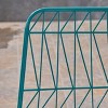 CAVINAS Outdoor Counter Stools with Cushions,Woven Wire Metal Bar Stools,Modern Accent Chairs with Footrest,Water Resistant Cushion - 2 of 4