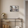 Art Remedy In the City Minimalist collage style wall art Framed - 2 of 4
