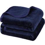 PiccoCasa Flannel Fleece Soft Luxury Bed Blankets 1 Pc