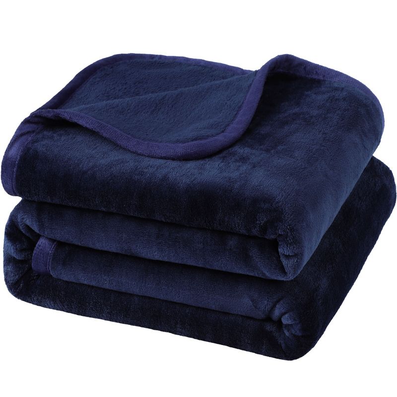 PiccoCasa Flannel Fleece Soft Luxury Bed Blankets 1 Pc, 1 of 7