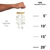 Woodstock Wind Chimes Asli ArtsÃ‚Â® Collection  Mini Capiz Chime  12'' Wind Chime for Outdoor Patio Garden Decor - 4 of 4