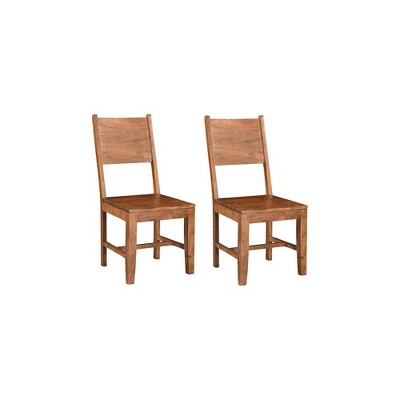 Taran Designs,Elyria Solid Wood Dining Chairs (Set of 2)