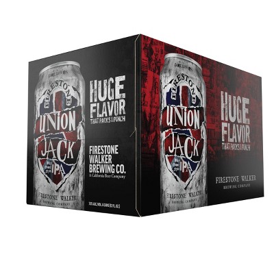 Firestone Walker Union Jack IPA Beer - 6pk/12 fl oz Cans