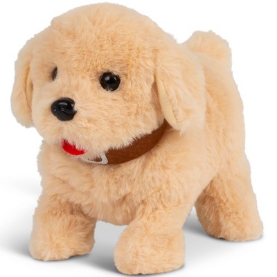 Tobar: Animigos Flipping Puppy - Yellow Labrador, Walks & Barks, Interactive Toy
