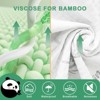 Aoibox Queen Mattress Protector Fully Waterproof Breathable Noiseless Deep Pocket 8-21 Inch 60x80 Mattress Cover - 3 of 4