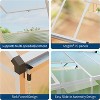 GustoWave Easy To Assemble Walk-In Aluminum Greenhouse In Green. (Upgraded Handle Version) - 4 of 4