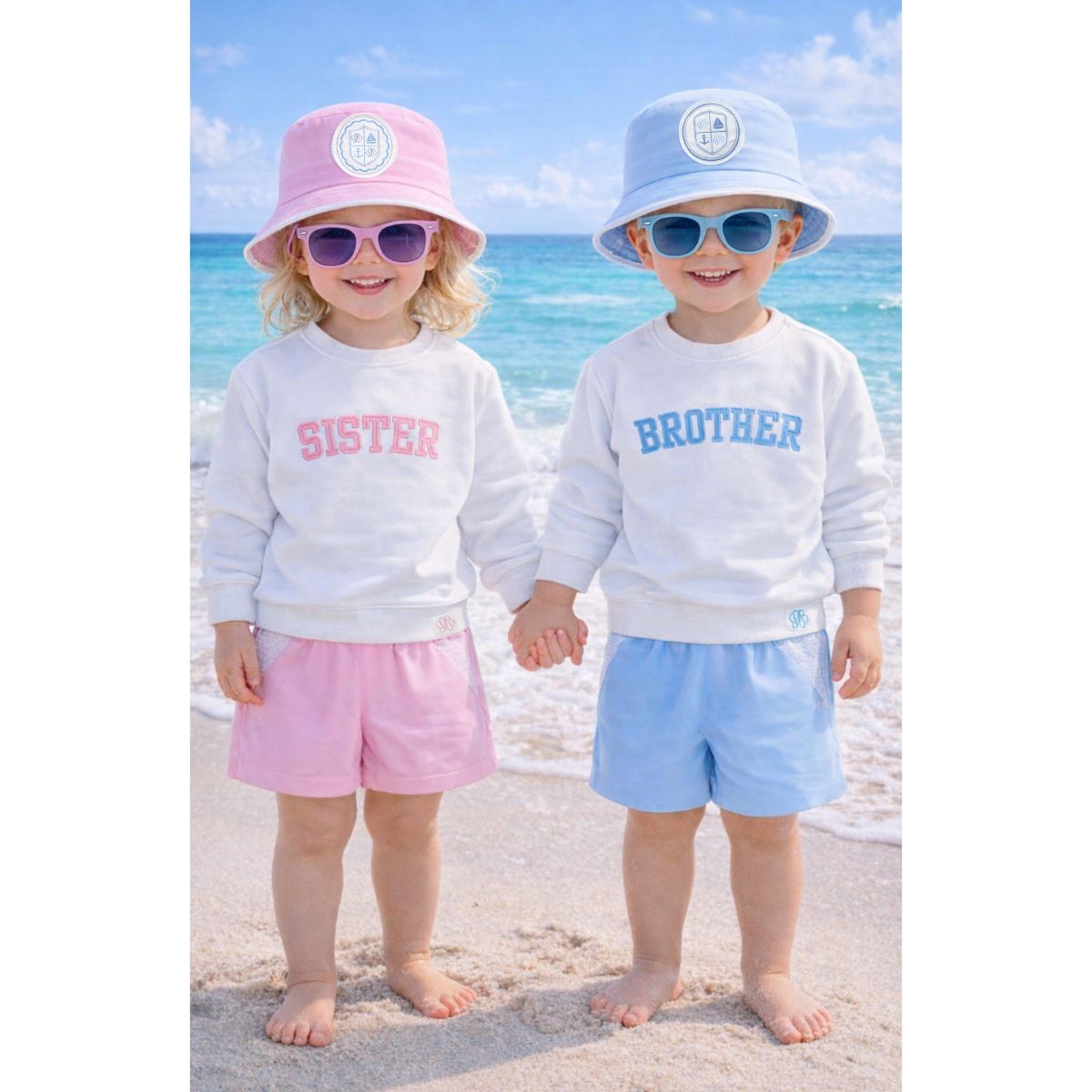 Bits & Bows Coastal Crest Bucket Hat - thumbnail 2