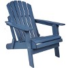 Okak Oversized Patio Folding Adirondack Chair Wooden Accent Chair for Porch,Garden&Backyard,Outdoor Lounge Chair,330lbs Max - 2 of 4