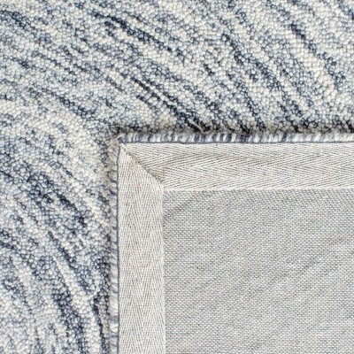 Gray Handmade Tufted Wool 6' x 9' Area Rug