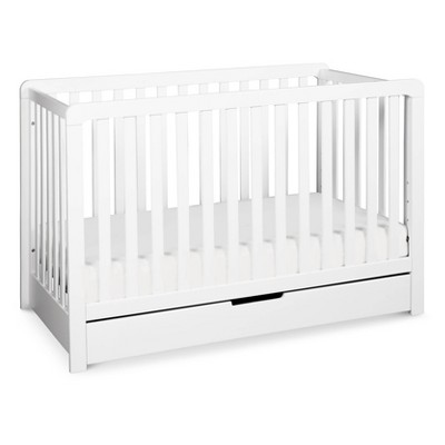 Carter's by DaVinci Colby 4-in-1 Convertible Crib w/ Trundle Drawer, Greenguard Gold Certified - White