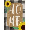 Briarwood Lane Farm House Home Summer Burlap Garden Flag Sunflowers Double-Sided 18" x 12.5" - 3 of 4