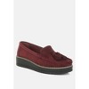 Daiki Platform Lug Sole Tassel Loafers Women - 2 of 4