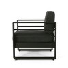 Aluminum Outdoor Club Chair with Cushion, Modern 32" Patio Lounge Chair with Rust Resistant Frame for Garden-3irtyhousy - 3 of 4