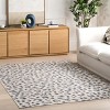 Nuloom Mason Pet Friendly Machine Washable Contemporary Leopard Print Area Rug, Square 6' x 6', Blue - 2 of 4