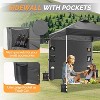 VINGLI 10x10 Pop Up Canopy Tent with 1 Sidewall and Sandbags, Outdoor Gazebo Canopy Party Tent Commercial for Party, Event - 4 of 4