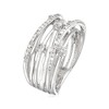 Ross-Simons 0.51 ct. t.w. Diamond Highway Ring in Sterling Silver - 3 of 4