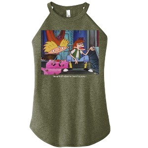 Women's - Hey Arnold! - Stoop Kid Graphic High Neck Tank - 1 of 3