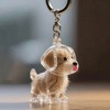 Anna-Kaci Transparent Dog Storage Capsule Keychain with Mini Dog Charm and Keepsake Hair Holder 4in - 2 of 3