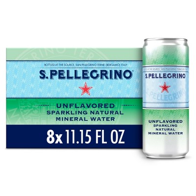 S.Pellegrino Mineral Sparkling Water - 8pk/11.15 fl oz Cans