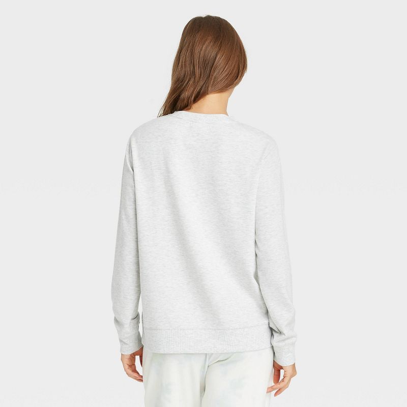 Women's Beautifully Soft Fleece Sweatshirt - Stars Above™, 2 of 9