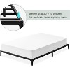 coucheta Heavy Duty Metal Platform Bed with Under-Bed Storage and Strong Steel Slats - 3 of 4