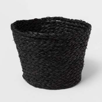 Woven Natural Decorative Cane Pattern Small Basket - Threshold™